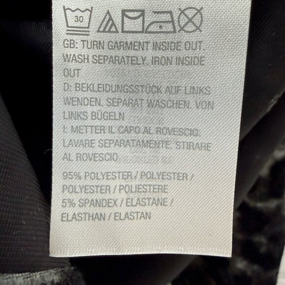 BELLE Kim Gravel Velvet Shirt Black Leopard Stretch Womens Button Down Top - Picture 7 of 7